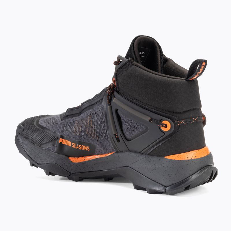 Мъжки обувки за туризъм PUMA Explore Nitro Mid Gore-Tex puma black/gray skies/flame flicker 3