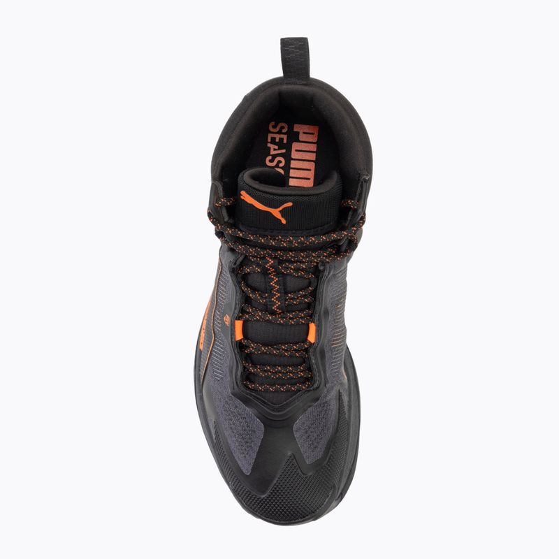 Мъжки обувки за туризъм PUMA Explore Nitro Mid Gore-Tex puma black/gray skies/flame flicker 5