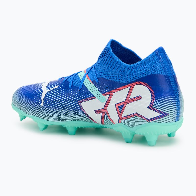 Детски футболни обувки PUMA Future 7 Pro FG/AG Jr blueemazing/puma white/electric peppermint 3