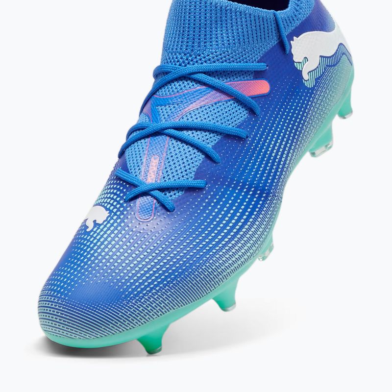 Футболни обувки PUMA Future 7 Match MxSG blue mazing/puma white/electric peppermint 5