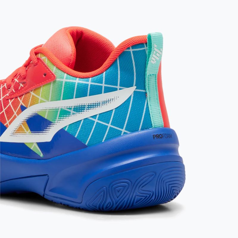Мъжки баскетболни обувки PUMA Genetics Marcus Smart royal sapphire/red blast 9
