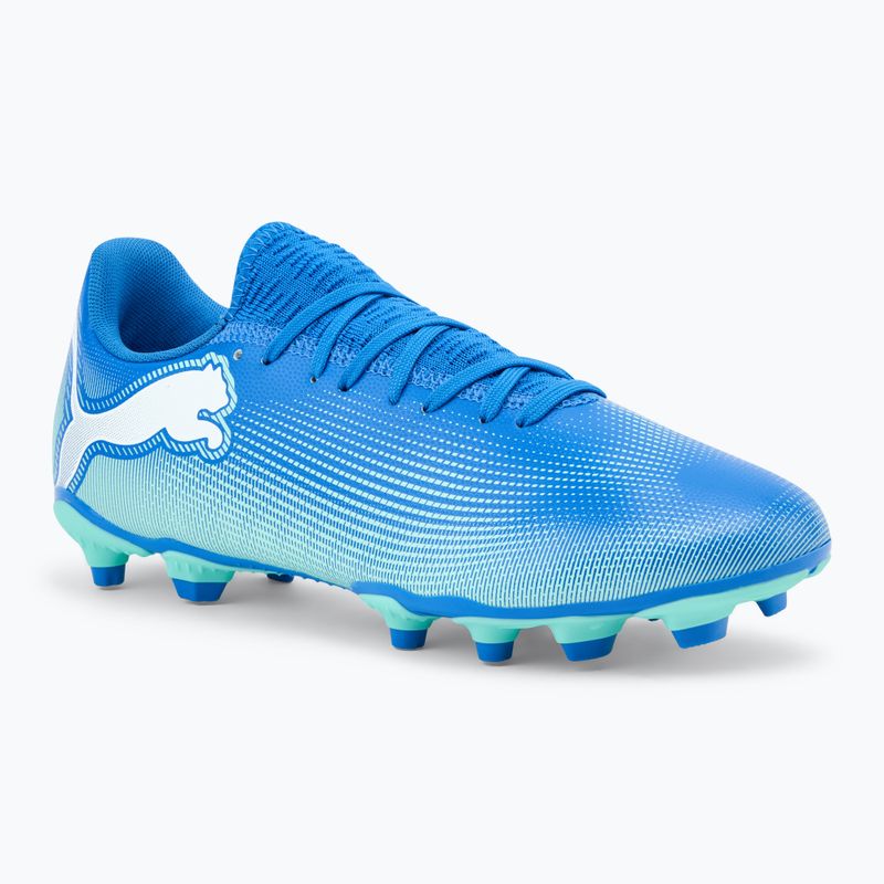 Футболни обувки PUMA Future 7 Play FG/AG hyperlink blue/mint/puma white