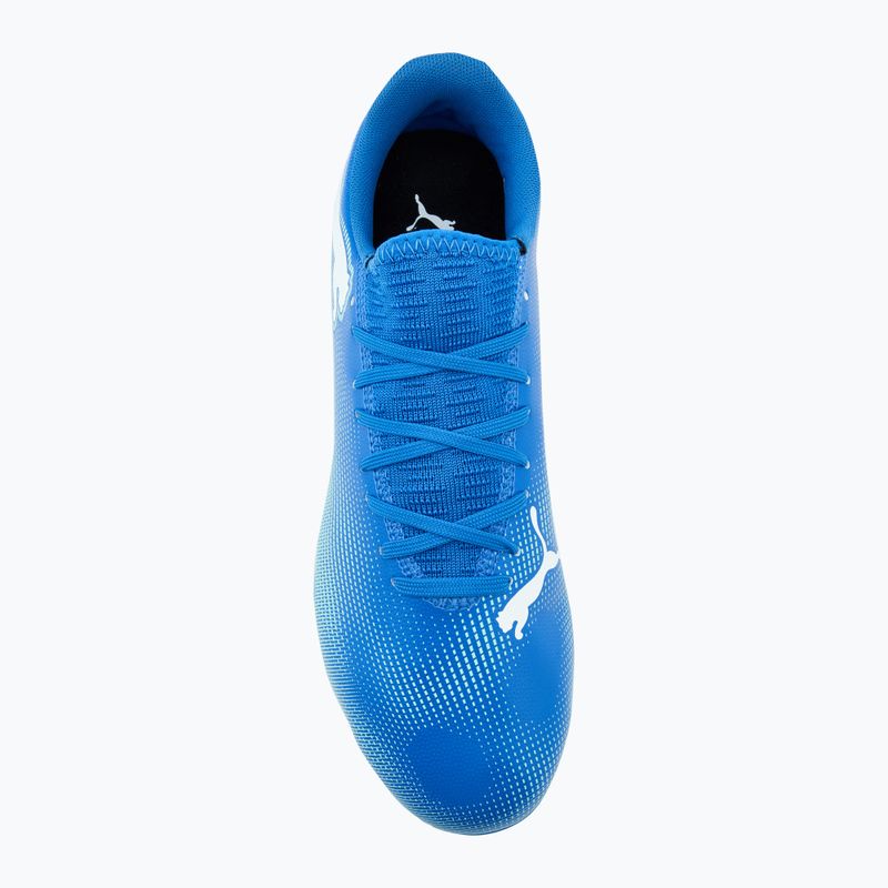 Футболни обувки PUMA Future 7 Play FG/AG hyperlink blue/mint/puma white 5