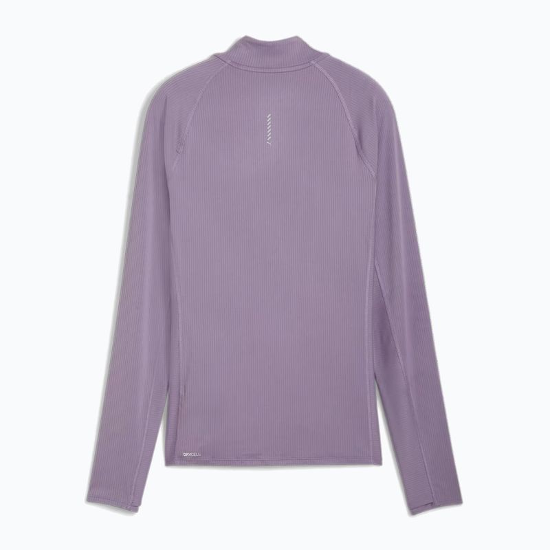 Дамски суитшърт за бягане PUMA Run For Her Ribbed Full Zip pale plum 2