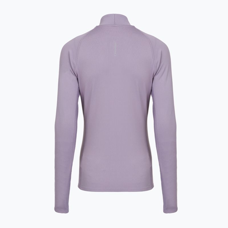 Дамски суитшърт за бягане PUMA Run For Her Ribbed Full Zip pale plum 2