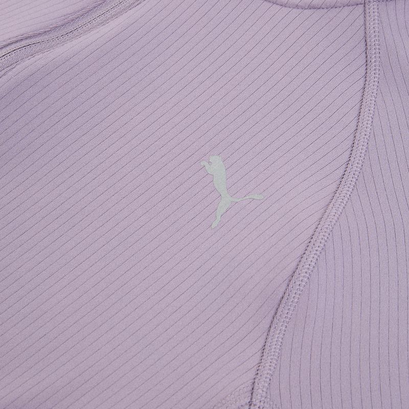 Дамски суитшърт за бягане PUMA Run For Her Ribbed Full Zip pale plum 3