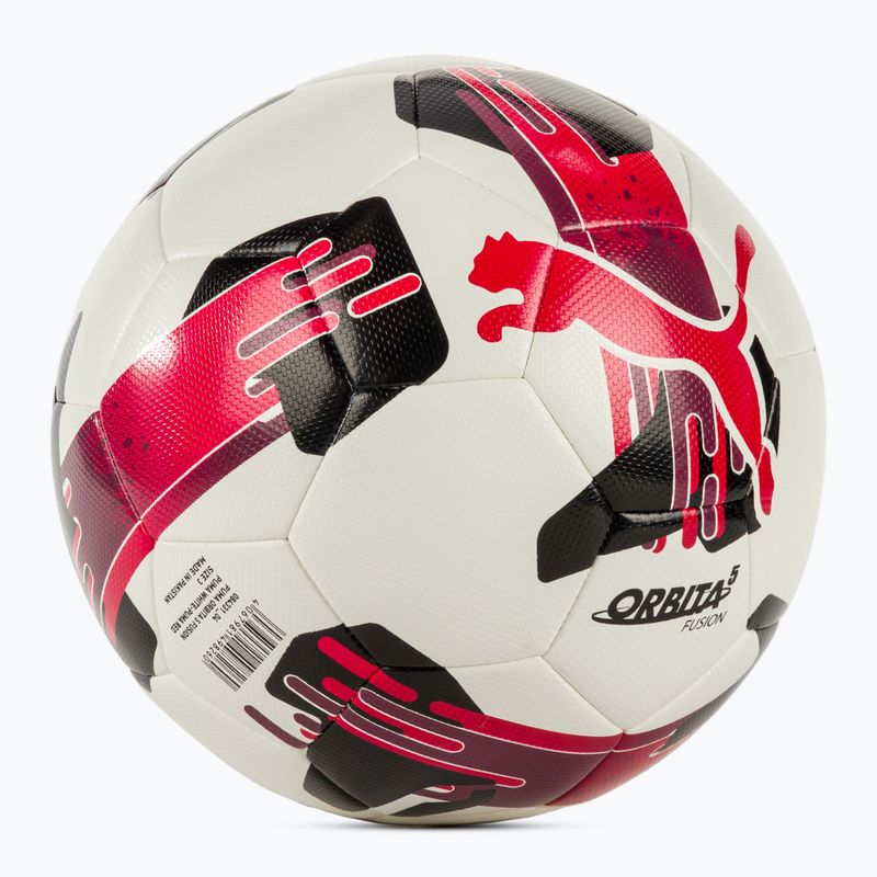 Футболна топка Puma Orbita 5 Fusion puma white/puma red размер 3 2