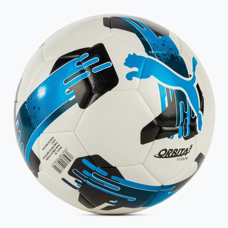Футболна топка Puma Orbita 5 Fusion puma white/ingite blue размер 3 2