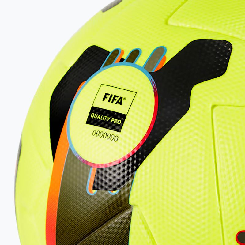 Футболна топка PUMA Orbita 1 TB FIFA Quality Pro lemon tonic/ multicolor размер 5 2