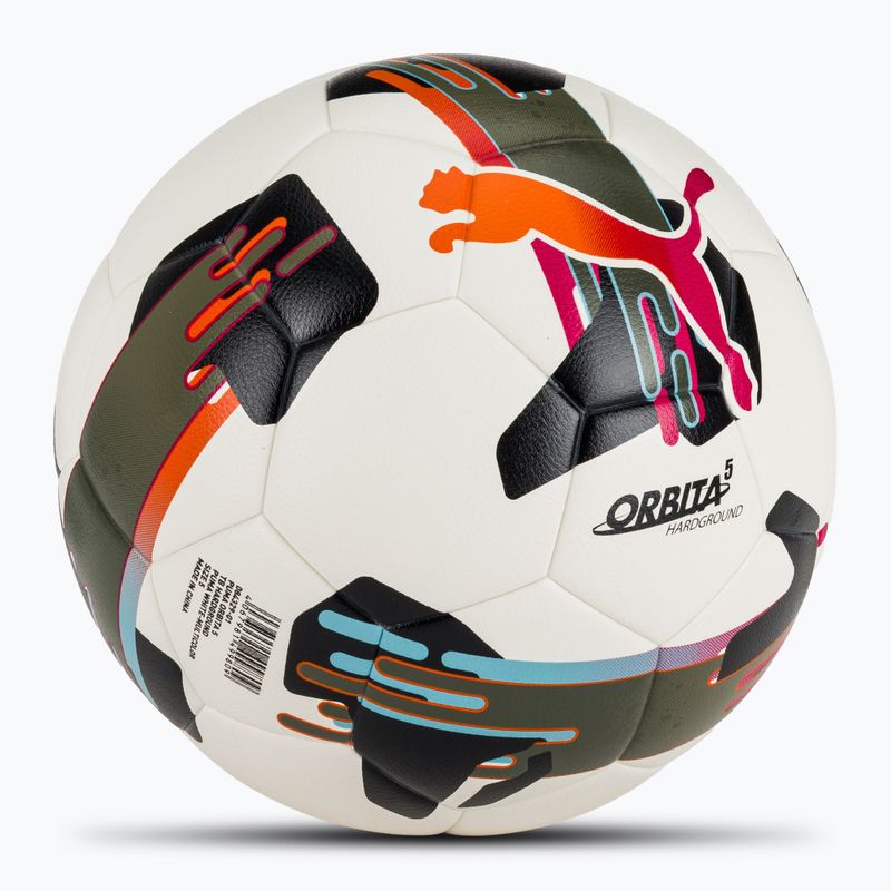 Футболна топка Puma Orbita 5 TB Hardground puma white/multicolour размер 5 2