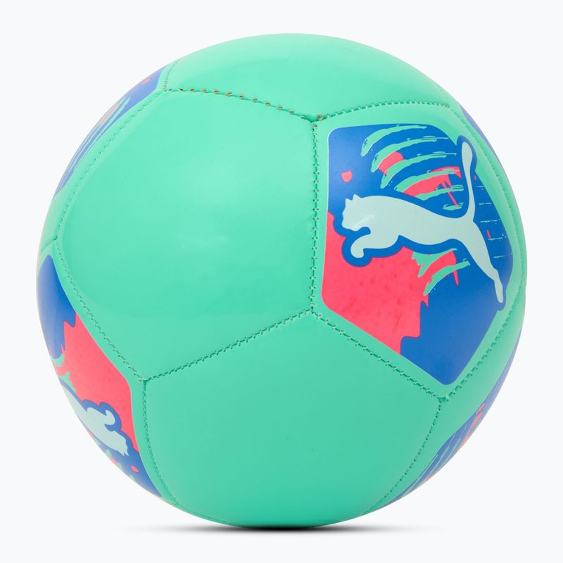 Топка за мини футбол  PUMA Big Cat Miniball electric peppermint rozmiar 2 2