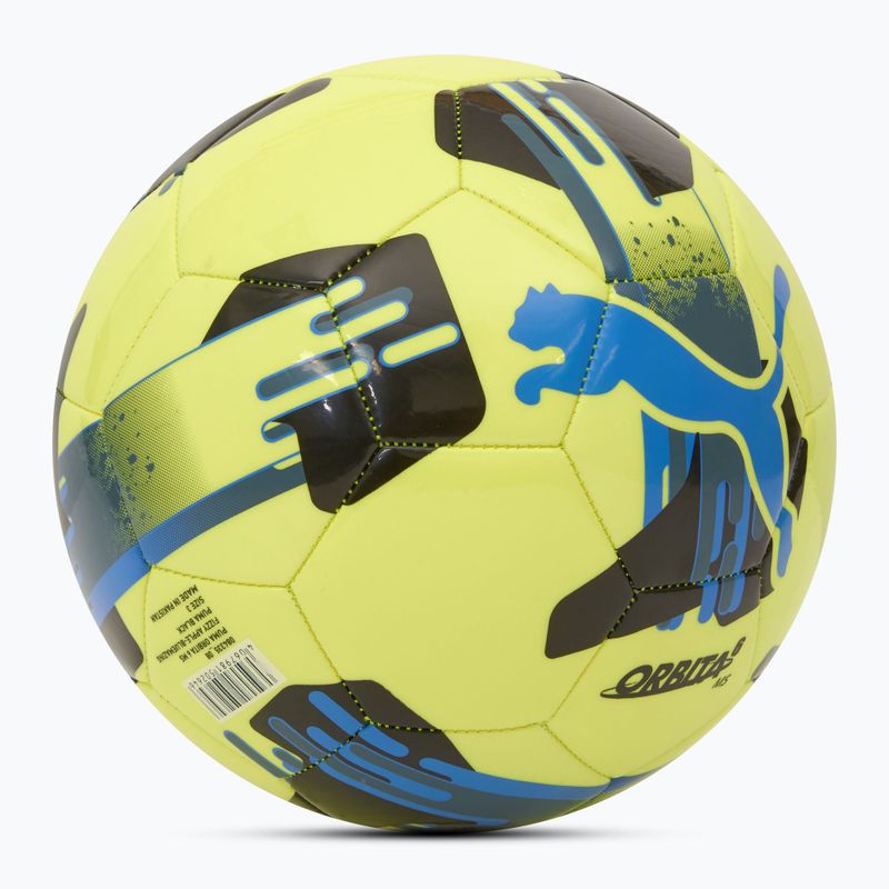 Футболна топка PUMA Orbita 6 MS puma white/fizzy apple размер 3 2