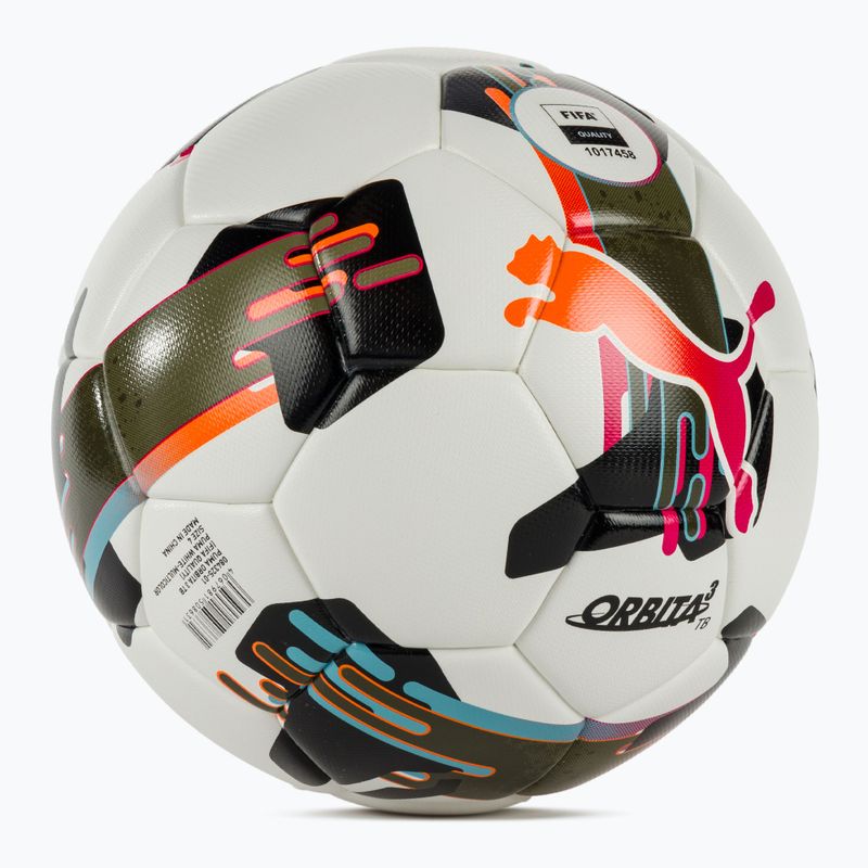 Футболна топка PUMA Orbita 3 TB FIFA Quality Pro puma white/multicolor размер 4 2