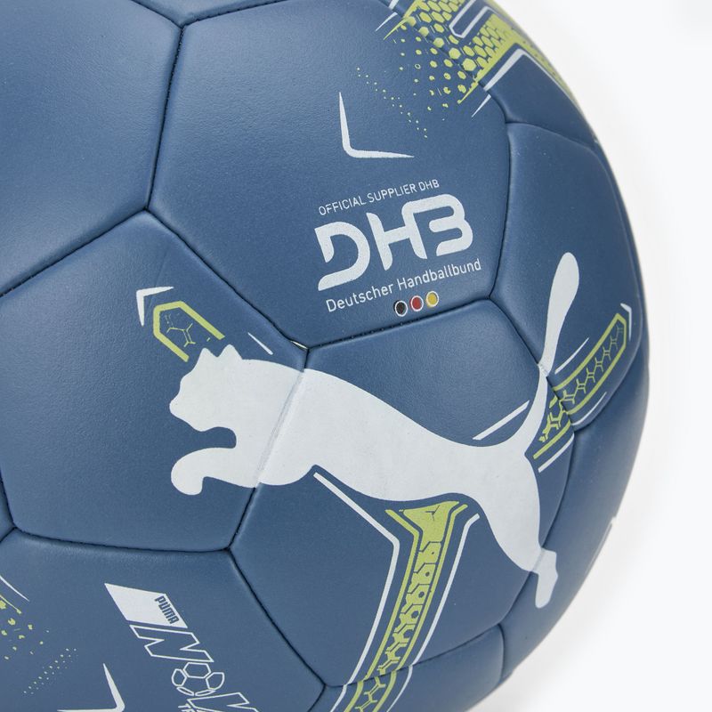 Хандбална топка PUMA Nova Training blue horizon/puma white/fizzy apple размер 3 3