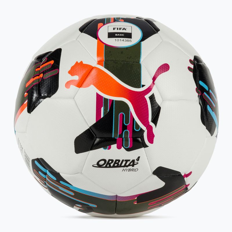 Футболна топка PUMA Orbita 4 HYB FIFA Basic puma white/multicolor размер 4