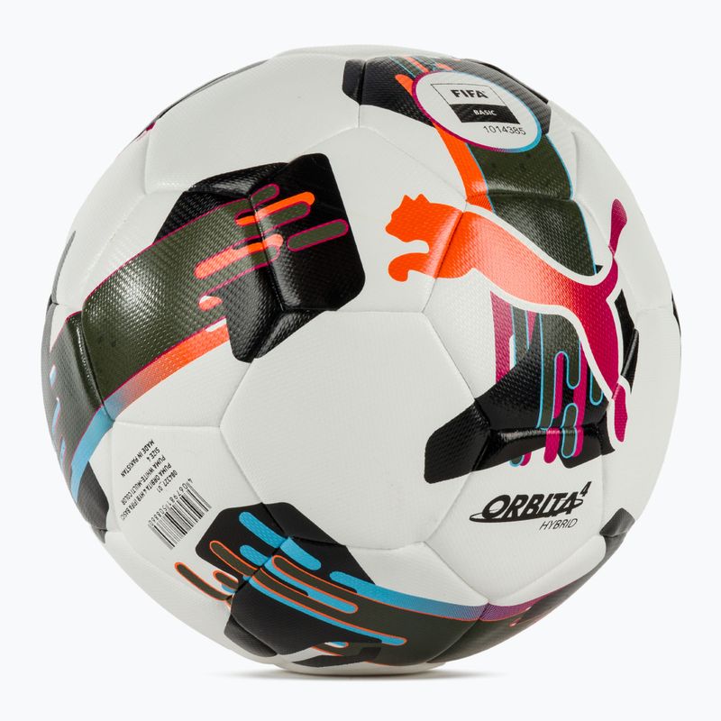 Футболна топка PUMA Orbita 4 HYB FIFA Basic puma white/multicolor размер 4 2