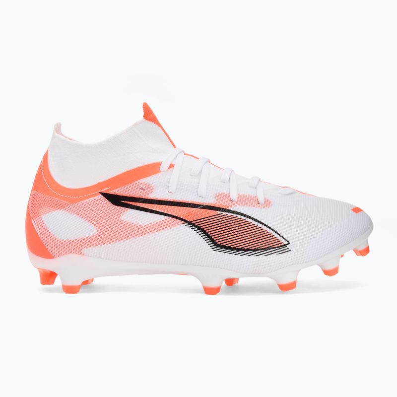 Мъжки футболни обувки PUMA Ultra 5 Match+ FG/AG puma white/puma black/glowing red 2