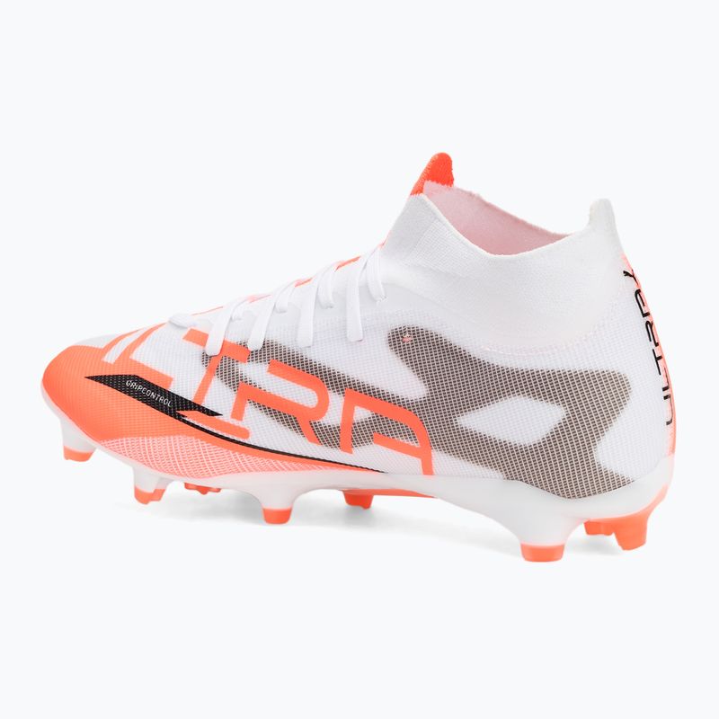 Мъжки футболни обувки PUMA Ultra 5 Match+ FG/AG puma white/puma black/glowing red 3