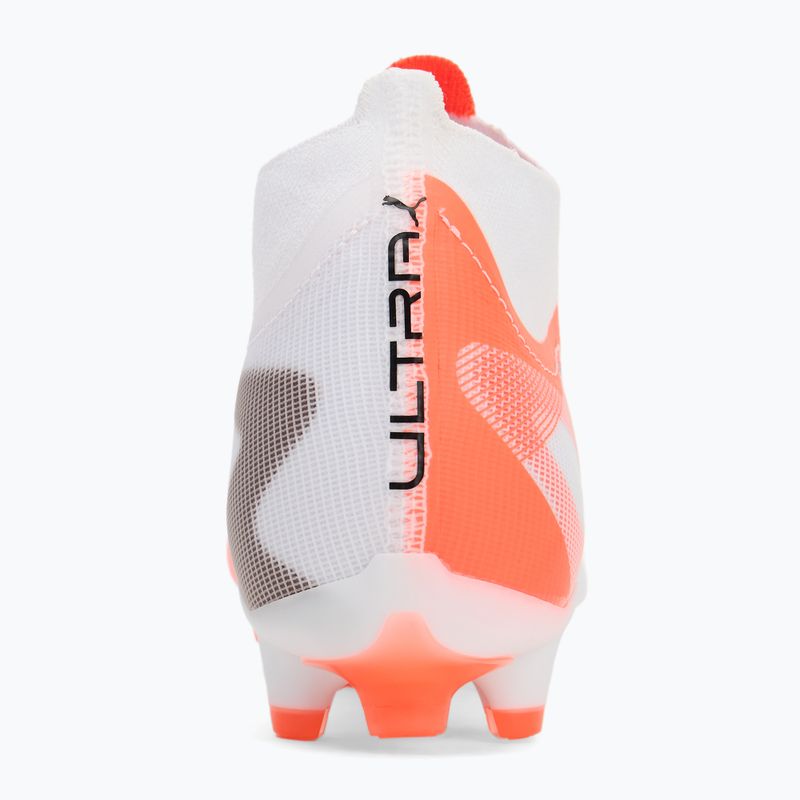 Мъжки футболни обувки PUMA Ultra 5 Match+ FG/AG puma white/puma black/glowing red 6