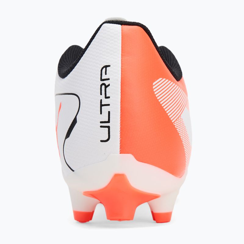 Футболни обувки PUMA Ultra 5 Play FG/AG puma white/puma black/glowing red 6