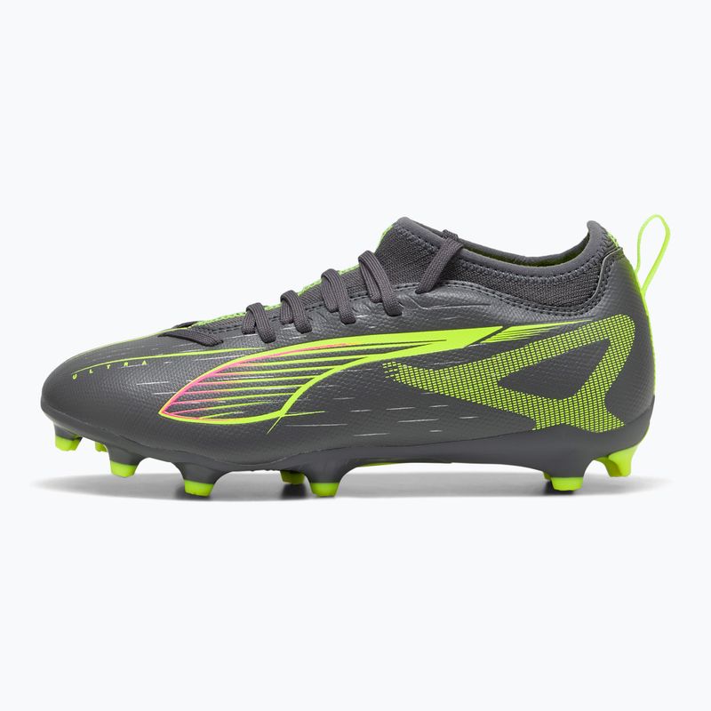 Детски футболни обувки PUMA Ultra 5 Match FG/AG Jr puma white/puma black/glowing red