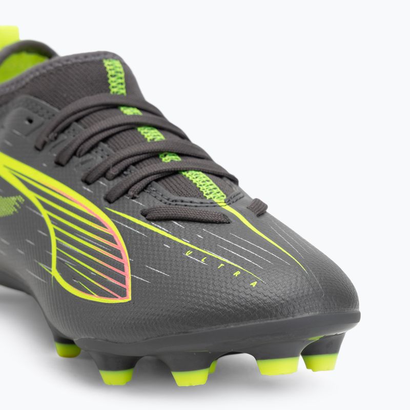 Детски футболни обувки PUMA Ultra 5 Match FG/AG Jr puma white/puma black/glowing red 7