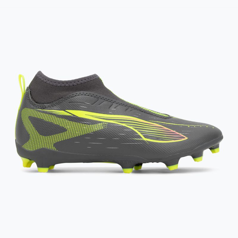 Детски футболни обувки PUMA Ultra 5 Match+ LL FG/AG Jr matte aged silver/yellow alert/puma aged silver 2