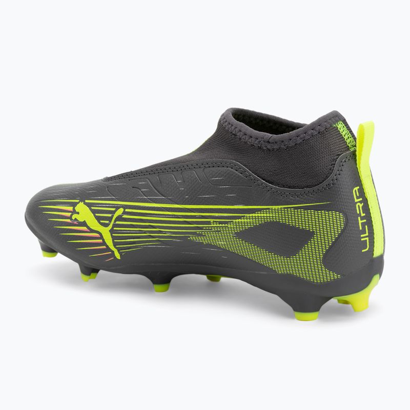Детски футболни обувки PUMA Ultra 5 Match+ LL FG/AG Jr matte aged silver/yellow alert/puma aged silver 3