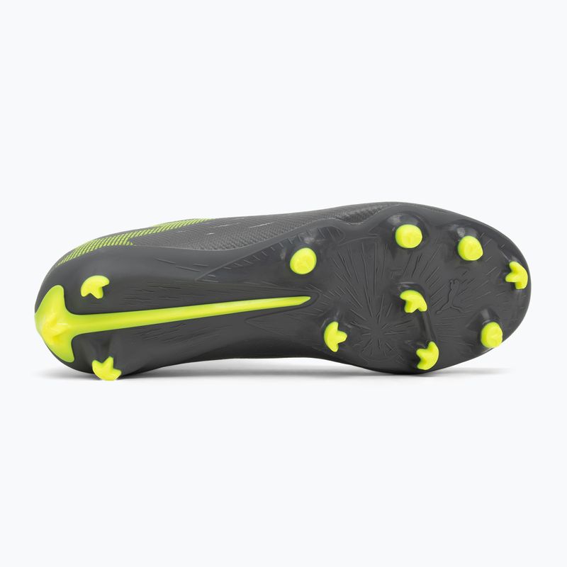 Детски футболни обувки PUMA Ultra 5 Match+ LL FG/AG Jr matte aged silver/yellow alert/puma aged silver 4