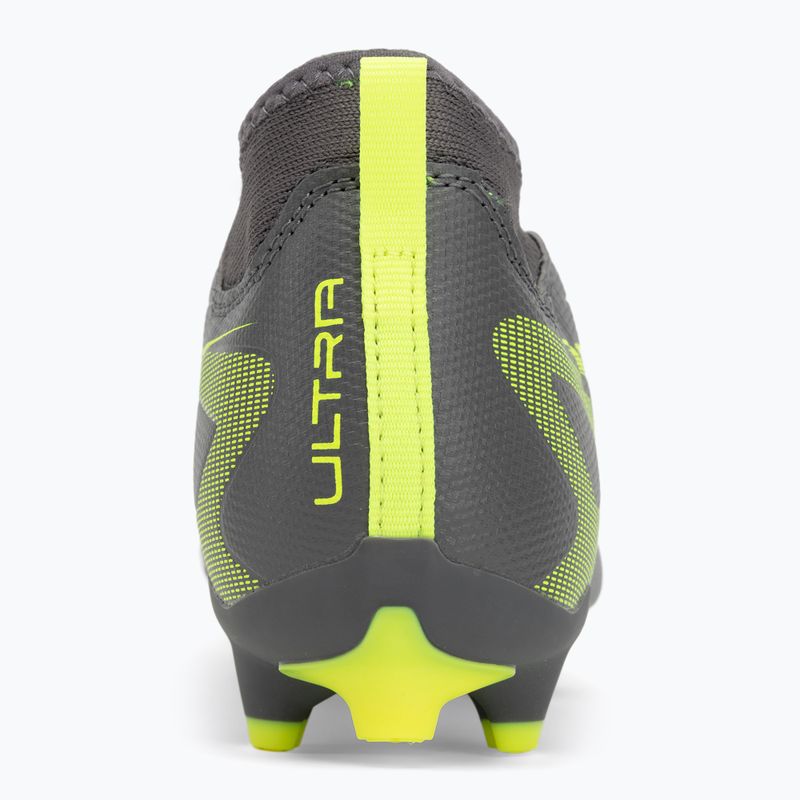 Детски футболни обувки PUMA Ultra 5 Match+ LL FG/AG Jr matte aged silver/yellow alert/puma aged silver 6