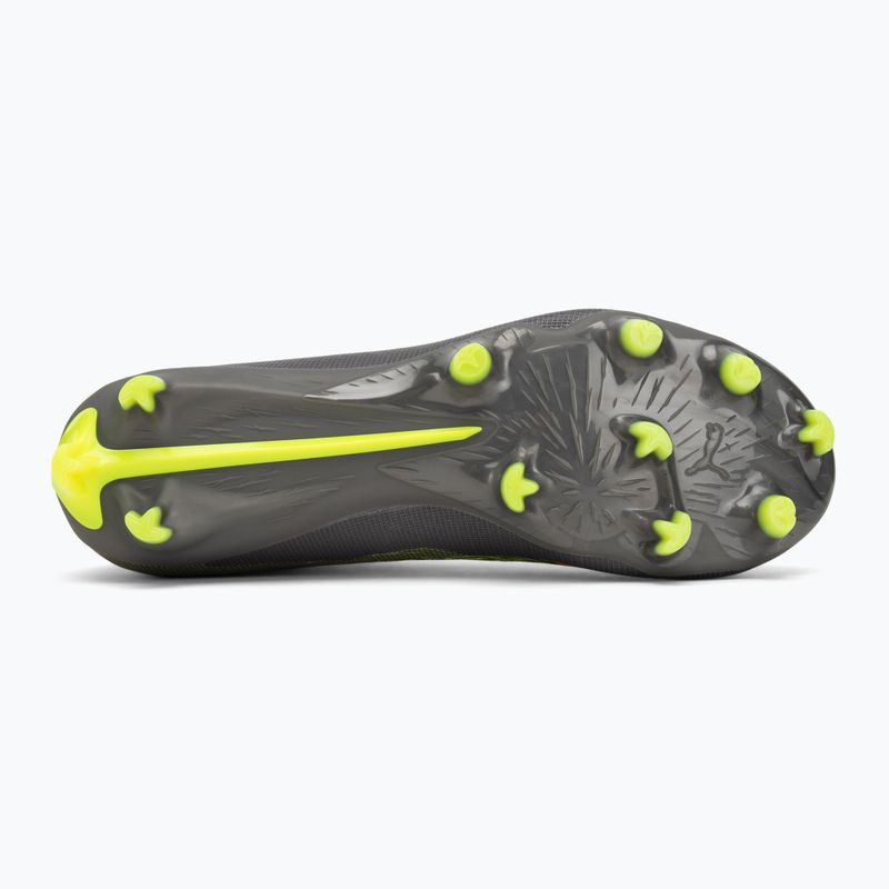 Мъжки футболни обувки PUMA Ultra 5 Match+ FG/AG matte aged silver/yellow alert/puma aged silver 4