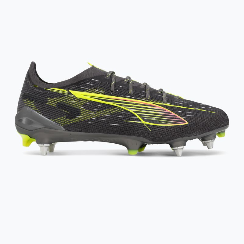 Мъжки футболни обувки PUMA Ultra 5 Ultimate MxSG matte aged silver/yellow alert/sun struck 2