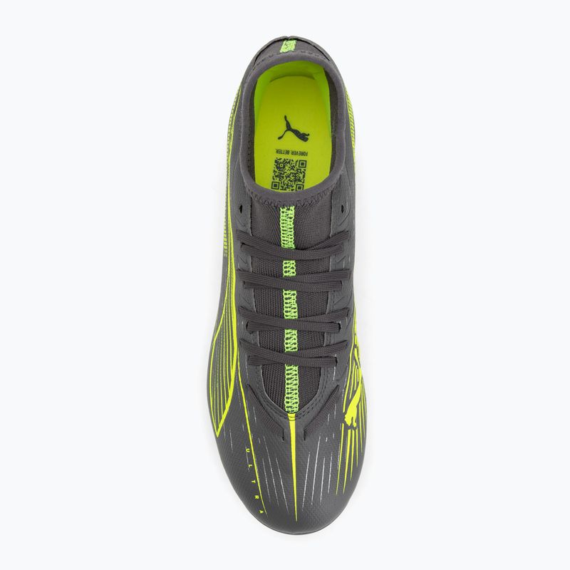 Мъжки футболни обувки PUMA Ultra 5 Play+ FG/AG matte aged silver/yellow alert/puma aged silver 5