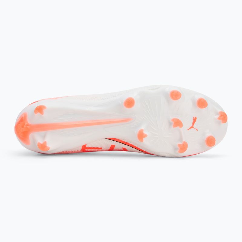 Мъжки футболни обувки PUMA Ultra 5 Pro FG/AG puma white/puma black/glowing red 4