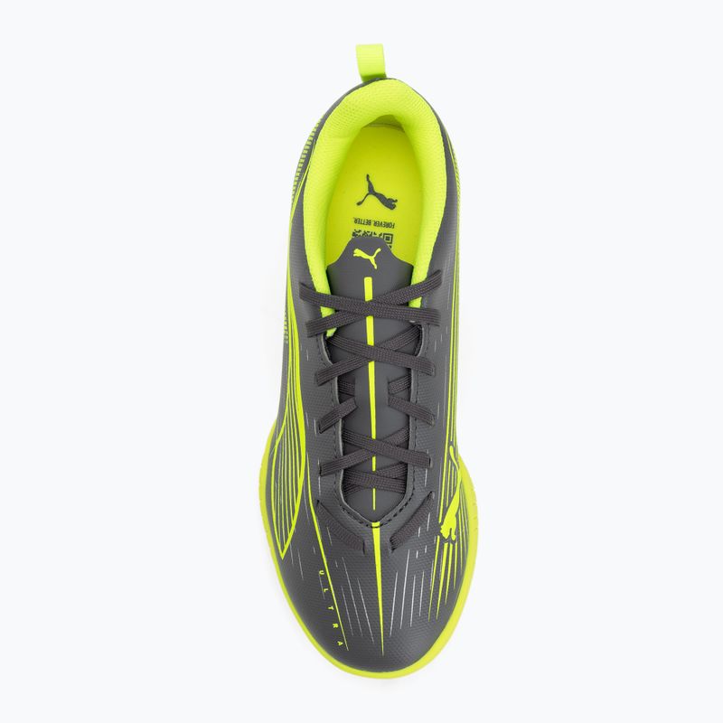 Детски футболни обувки PUMA Ultra 5 Pro FG/AG Jr matte aged silver/yellow alert/sun struck 5