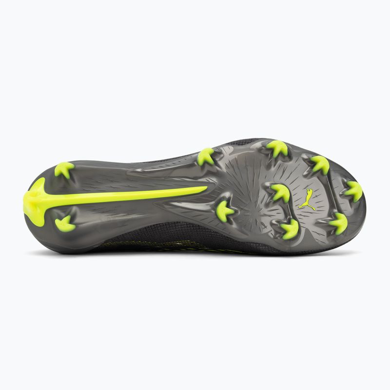 Мъжки футболни обувки PUMA Ultra 5 Ultimate FG matte aged silver/yellow alert/sun struck 4