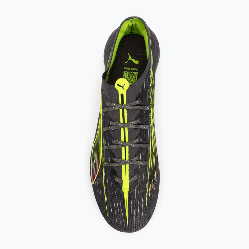 Мъжки футболни обувки PUMA Ultra 5 Ultimate FG matte aged silver/yellow alert/sun struck 5