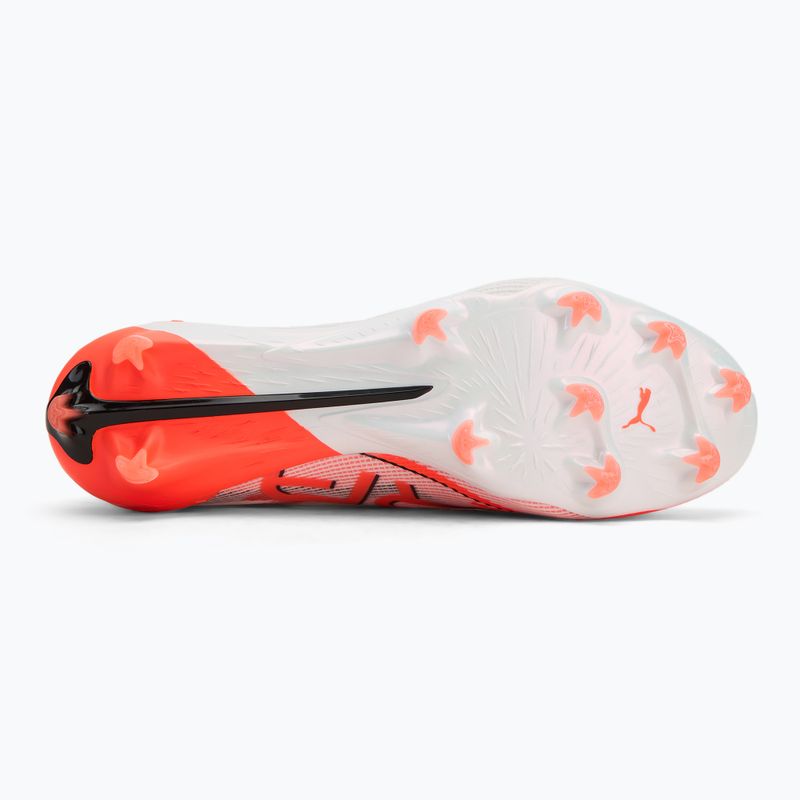 Мъжки футболни обувки PUMA Ultra 5 Ultimate FG puma white/puma black/glowing red 4