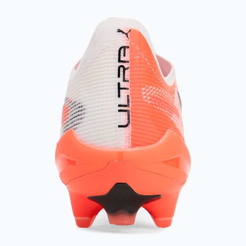 Мъжки футболни обувки PUMA Ultra 5 Ultimate FG puma white/puma black/glowing red 6