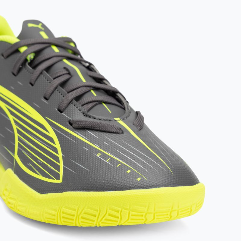 Детски футболни обувки PUMA Ultra 5 Play TT Jr. matte aged silver/yellow alert/puma aged silver 7