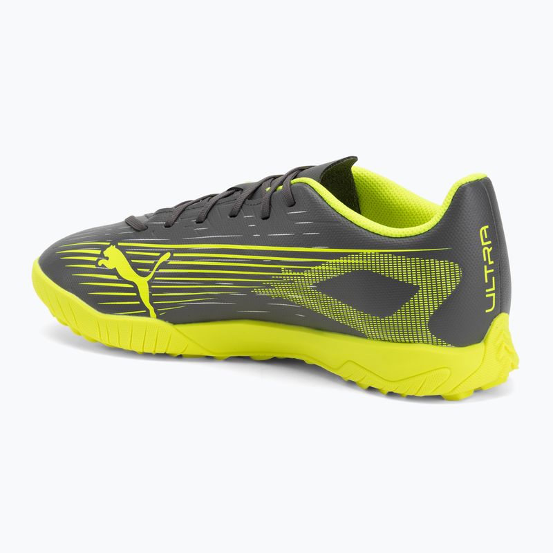 Мъжки футболни обувки PUMA Ultra 5 Play TT matte aged silver/yellow alert/puma aged silver 3