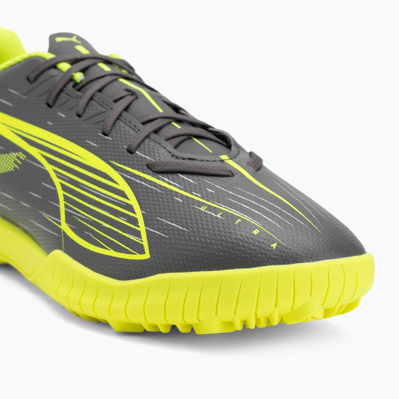 Мъжки футболни обувки PUMA Ultra 5 Play TT matte aged silver/yellow alert/puma aged silver 7