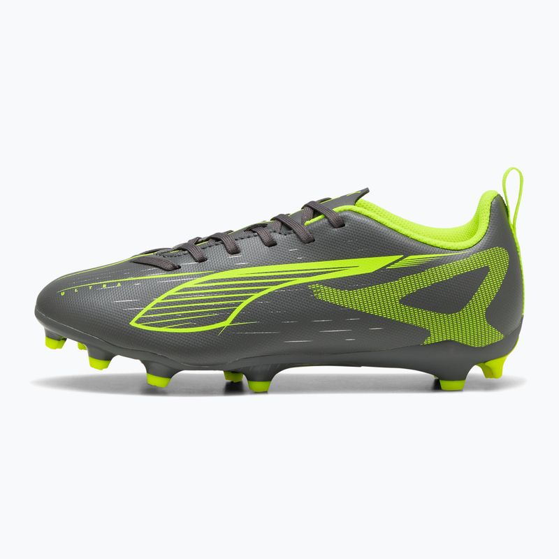 Детски футболни обувки PUMA Ultra 5 Play FG/AG Jr puma white/ puma black/glowing red