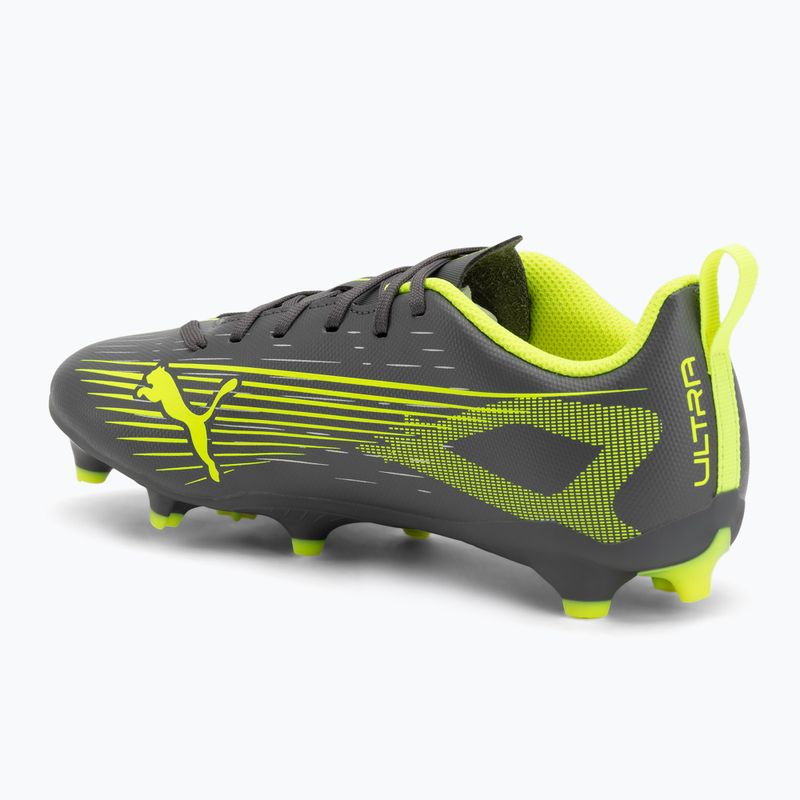 Детски футболни обувки PUMA Ultra 5 Play FG/AG Jr puma white/ puma black/glowing red 3