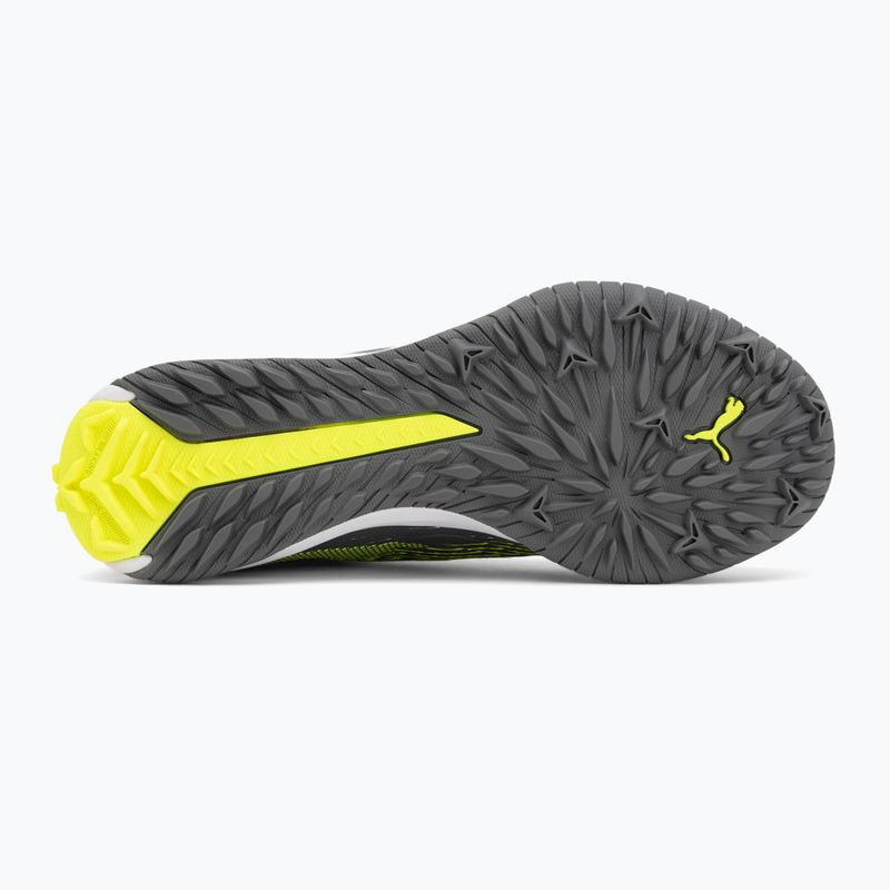 Детски футболни обувки PUMA Ultra 5 Match+ LL TT + Mid Jr матово сребристо/жълто предупреждение/ PUMA сребристо 4
