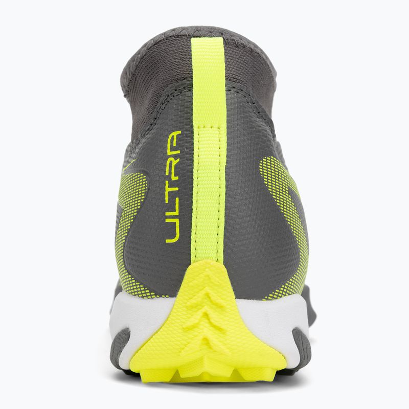 Детски футболни обувки PUMA Ultra 5 Match+ LL TT + Mid Jr матово сребристо/жълто предупреждение/ PUMA сребристо 6