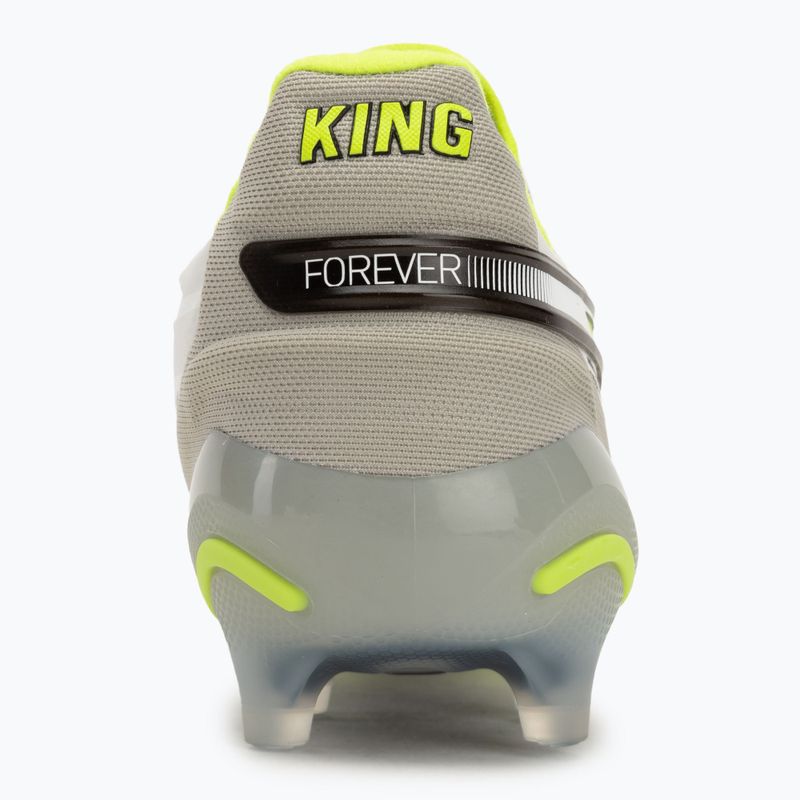 PUMA King Ultimate Forever FG/AG мъжки футболни обувки feather gray/electric lime/puma white/flat light gray 6