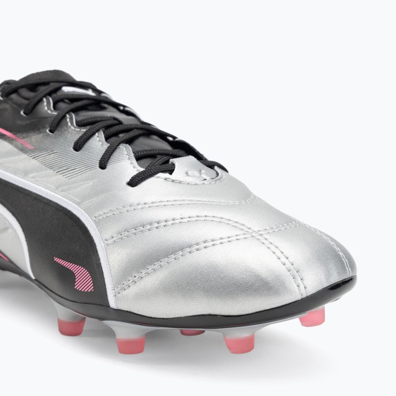 Мъжки футболни обувки PUMA King Pro FG/AG puma silver/puma black/sun struck/puma white 7