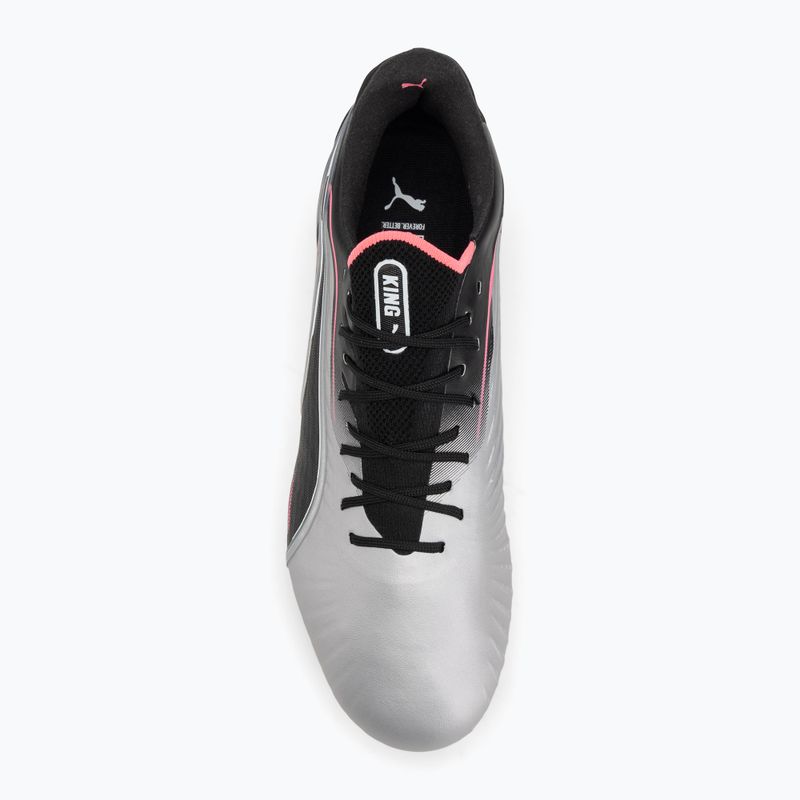 PUMA King Ultimate MxSG мъжки футболни обувки puma silver/puma black/sun struck/puma white 5