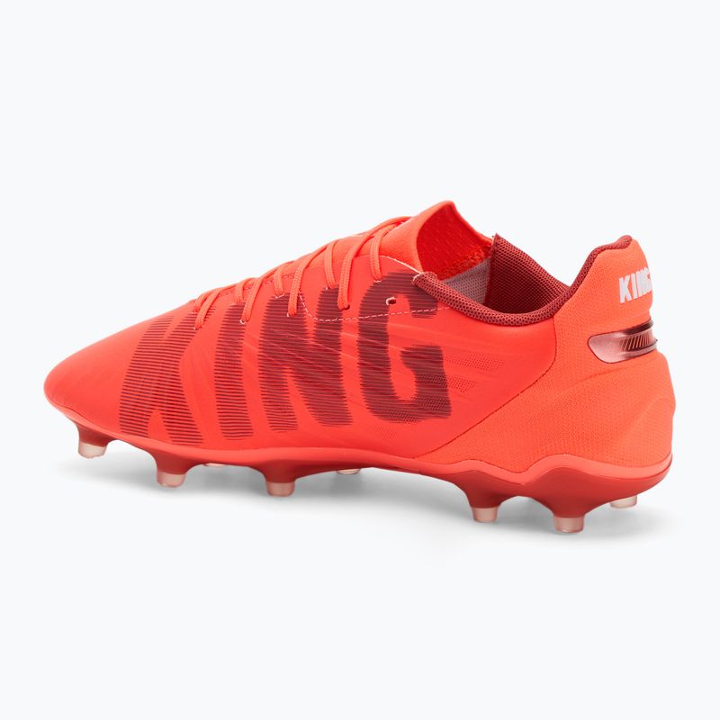 Мъжки футболни обувки PUMA King Match FG/AG glowing red/puma white/red fire 3